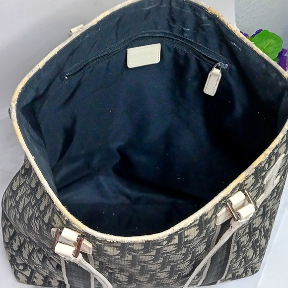 CHRISTIAN DIOR Black Monogram Trotter No 1 Shopping Tote Bag - Picture 11 of 12